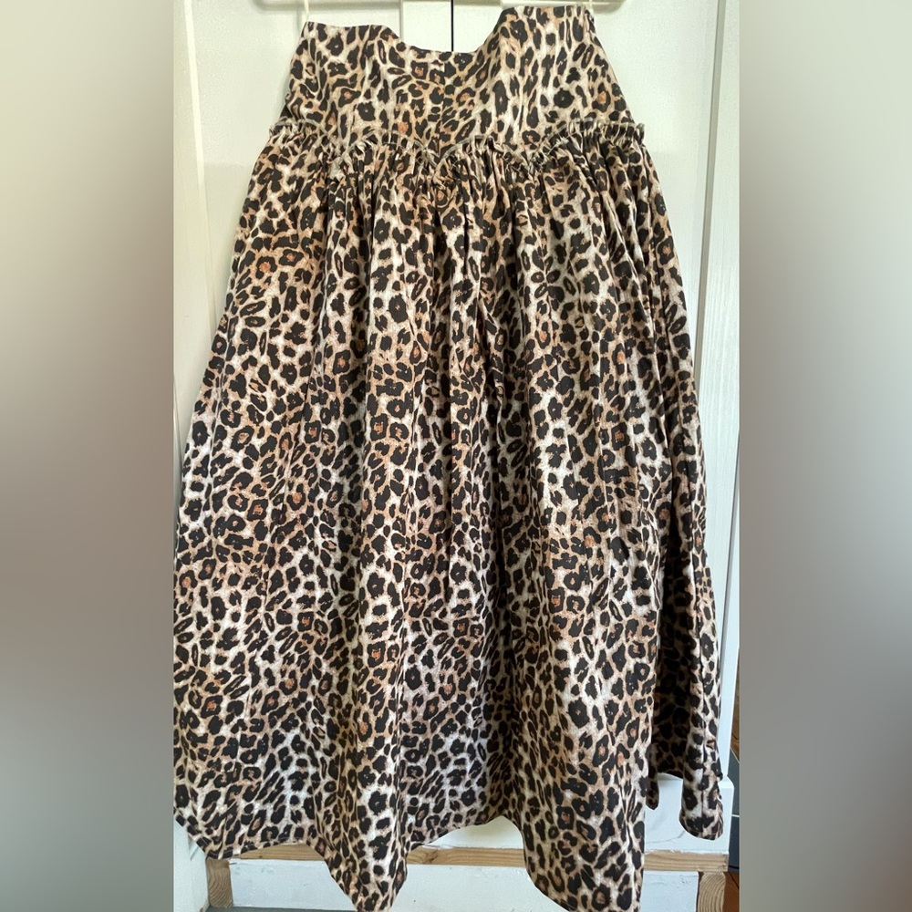 Leopard Print Maré Maré Skirt